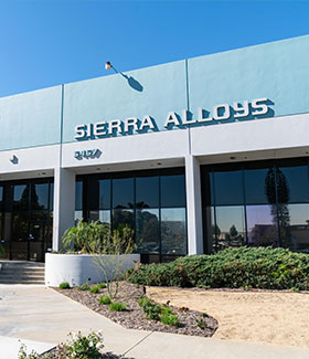 Sierra Alloys Facility Exterior